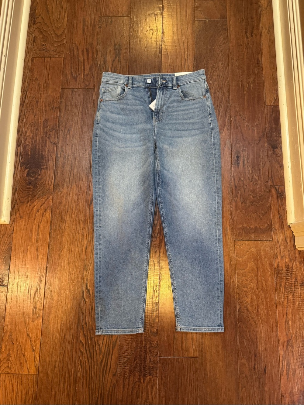 American Eagle Outfitters Women's Light Blue Skinny Jeans
